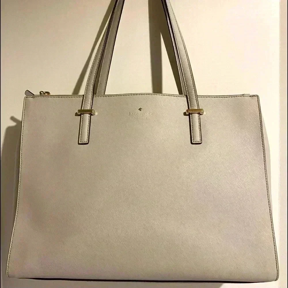 Kate spade ceramic saffiano leather satchel bag